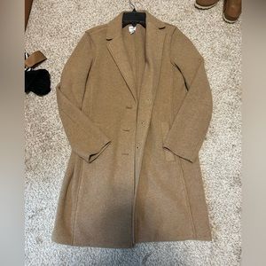 Worn twice, Sz 4 Jcrew camel coat